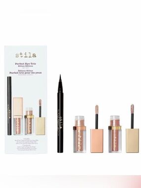 Stila Kitten Edition Eye Trio — Taupe Shimmer, Metallic Gold & Black Eyeliner